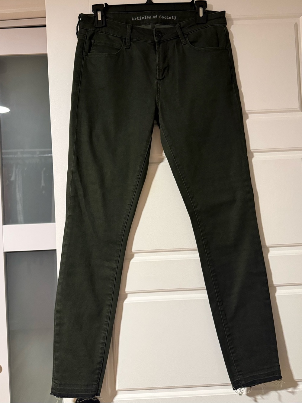 Articles of Society Olive Skinny Jeans for Women